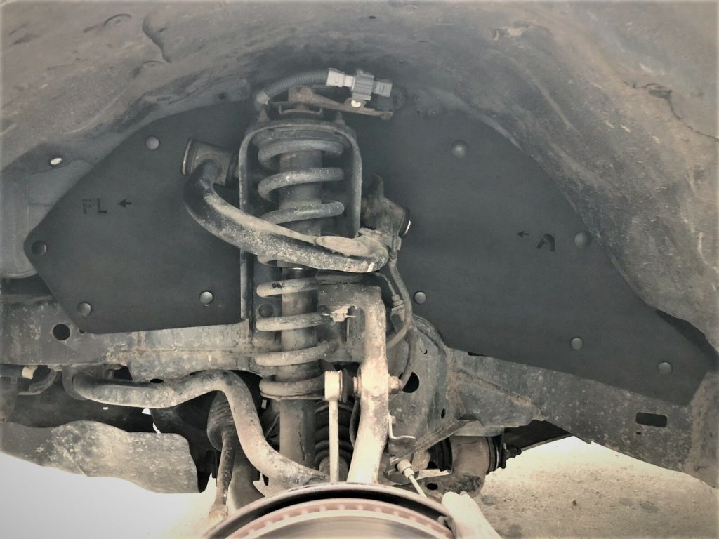 Комплект посиленого брудозахисту моторного відсіку з набором кліпс для Toyota 4Runner G4 210 (2002-2009)