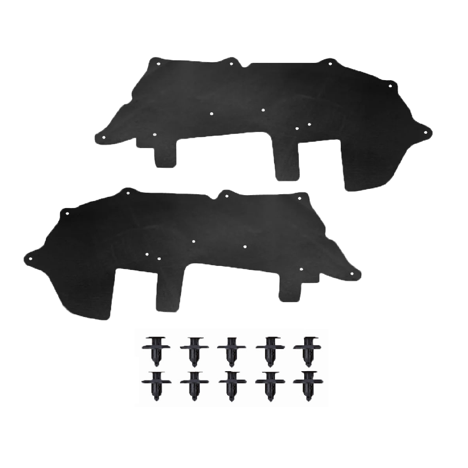 Комплект посиленого брудозахисту моторного відсіку з набором кліпс для Toyota Hiace (1982-1989)