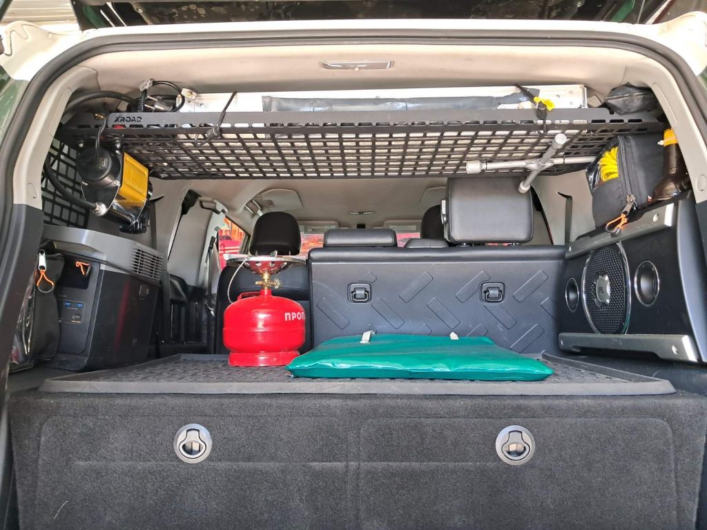 Модульна система зберігання Molle (Молле) для вікон багажника Toyota FJ Cruiser