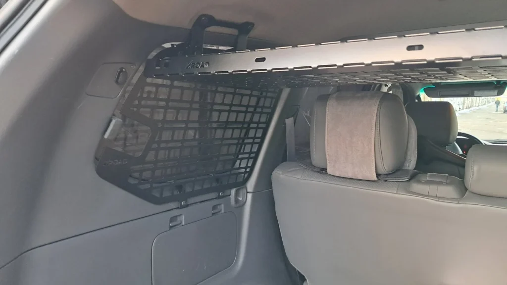 Модульна система зберігання Molle (Молле) для вікон багажника Toyota Land Cruiser Prado 120 / Lexus GX470
