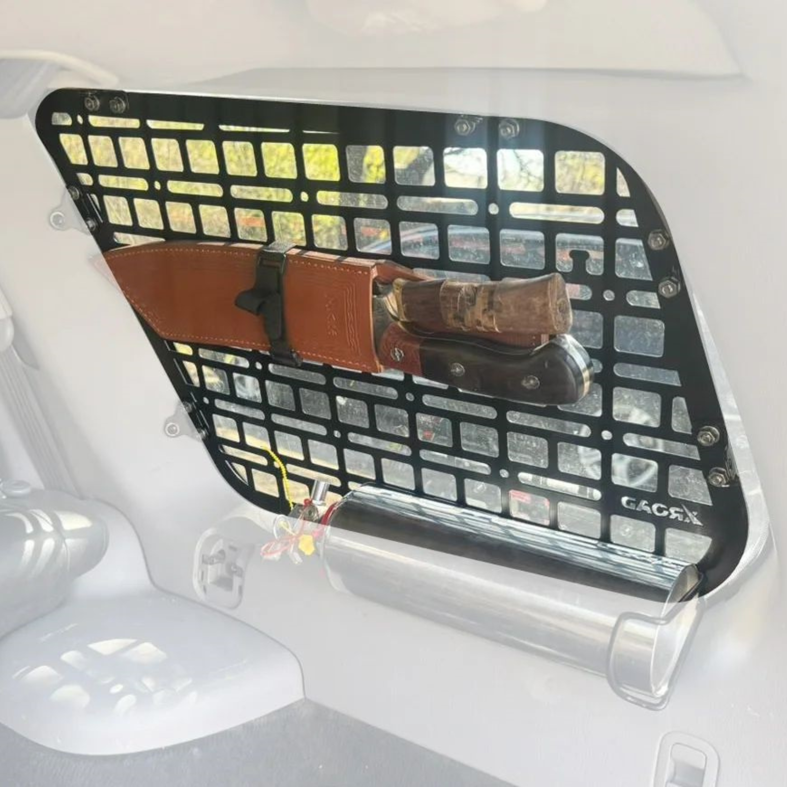 Модульна система зберігання Molle (Молле) для вікон багажника Subaru Forester 2 SG (2002-2008)