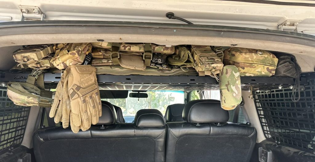 Модульна система зберігання Molle (Молле) для вікон багажника Hyundai Terracan