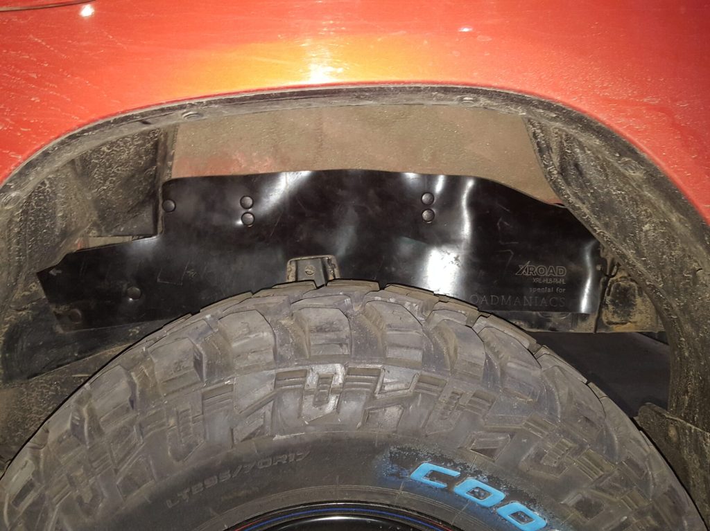 Комплект посиленого брудозахисту задньої арки з набором кліпс для Toyota Hilux G8 (2015-т.ч.)