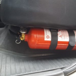 Молле панель для вогнегасника на Mitsubishi Pajero Sport 1