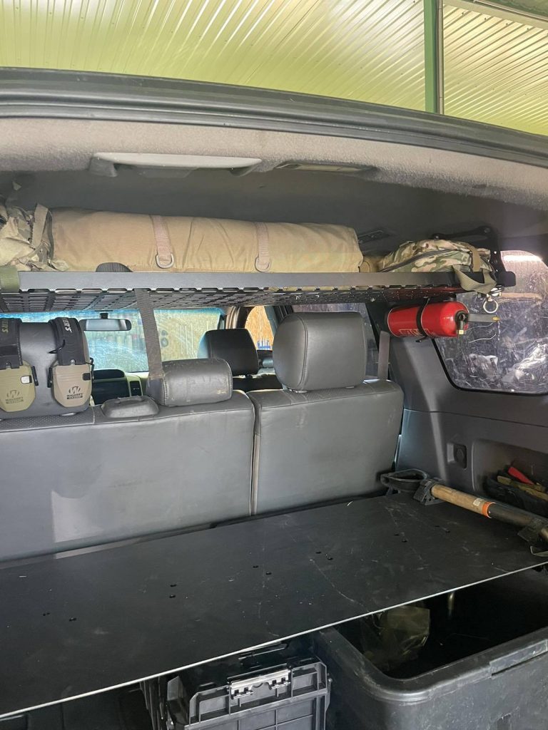 Полиця під стелю в багажник для Toyota Land Cruiser Prado 120