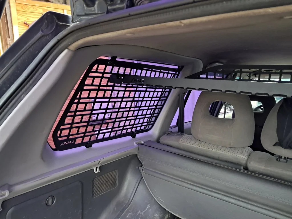 Модульна система зберігання Molle (Молле) для вікон багажника Mitsubishi Pajero Sport 1