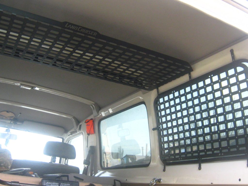 Модульна система зберігання Molle (Молле) для вікон багажника Toyota Land Cruiser 78