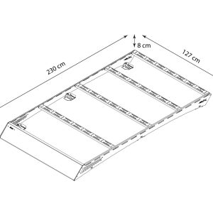 Експедиційний багажник на Toyota Land Cruiser 300