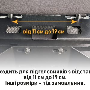Універсальна тактична Молле панель на спинку сидіння 38х58 см