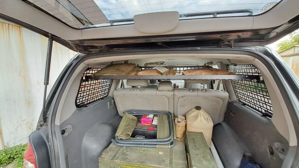 Модульна система зберігання Molle (Молле) для вікон багажника Hyundai Terracan