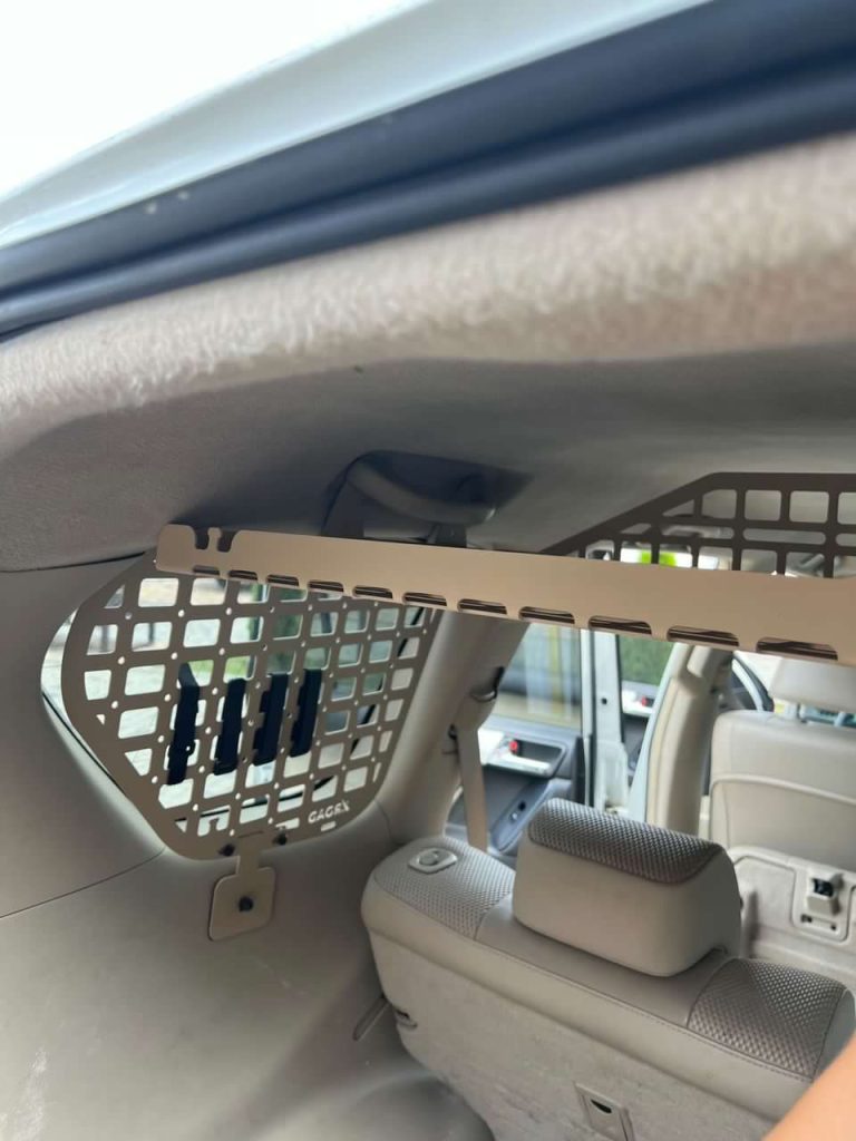 Модульна система зберігання Molle (Молле) для вікон багажника Toyota Land Cruiser Prado 150 / Lexus GX460
