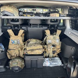 Модульна система зберігання Molle (Молле) для вікон багажника Mitsubishi Pajero Sport 3 (2014+)