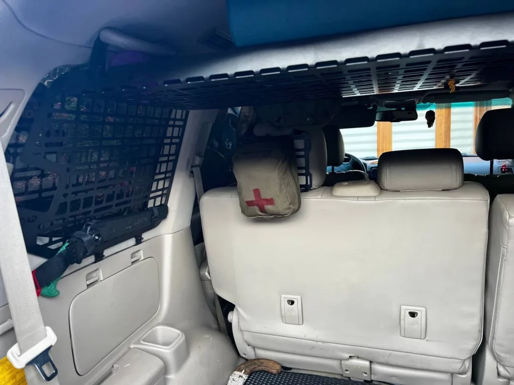 Полиця під стелю в багажник для Toyota Land Cruiser Prado 120