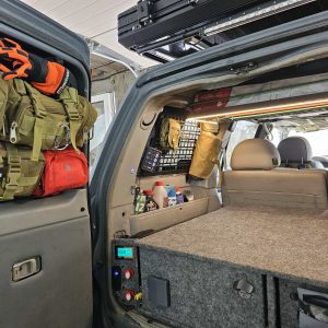 Модульна система зберігання Molle (Молле) для вікон багажника Jeep Grand Cherokee WK2 (2011-2022)