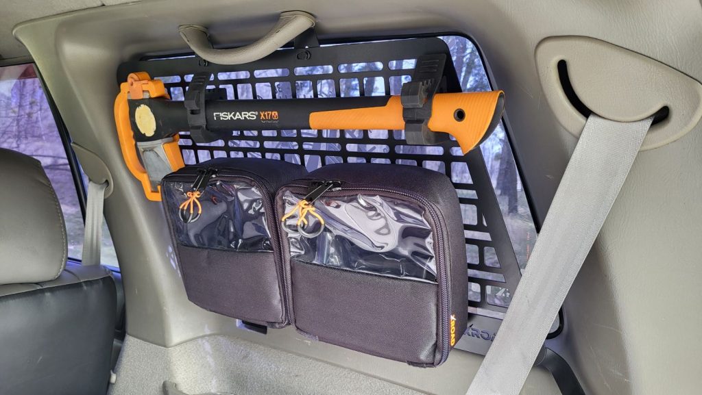 Модульна система зберігання Molle (Молле) на вікно багажника Nissan Patrol Y61