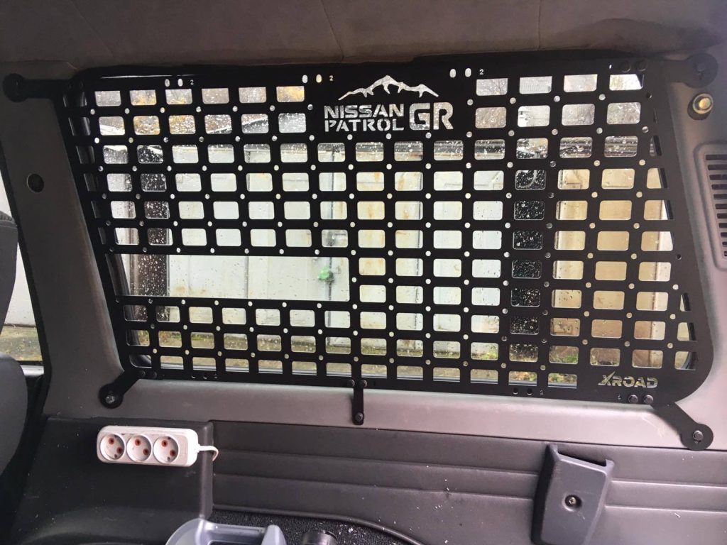 Модульна система зберігання Molle (Молле) для вікон багажника Nissan Patrol Y60