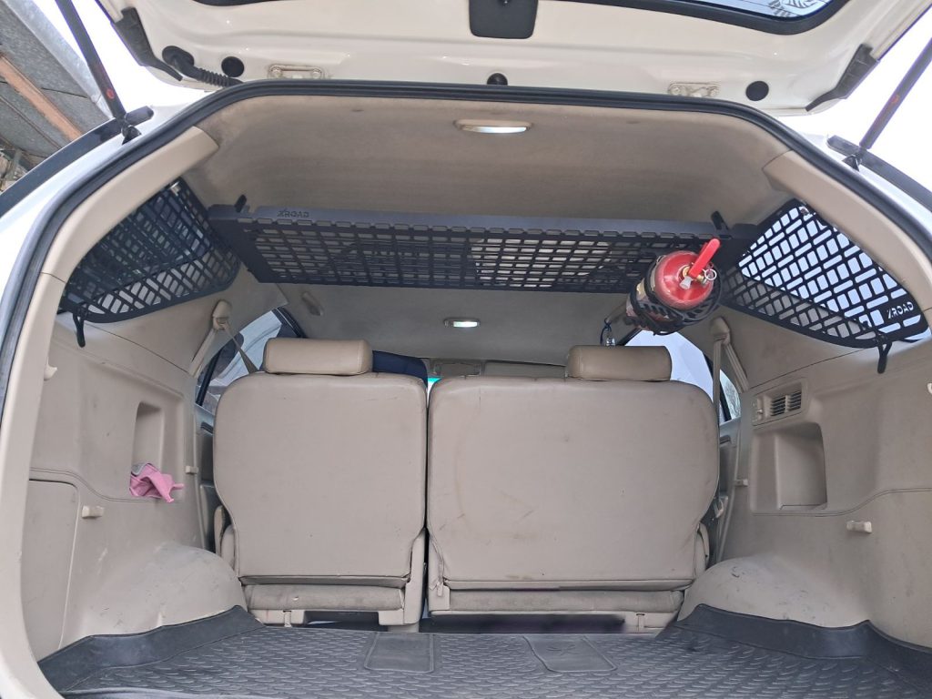 Модульна система зберігання Molle (Молле) для вікон багажника Toyota Fortuner G1 (2005-2015)