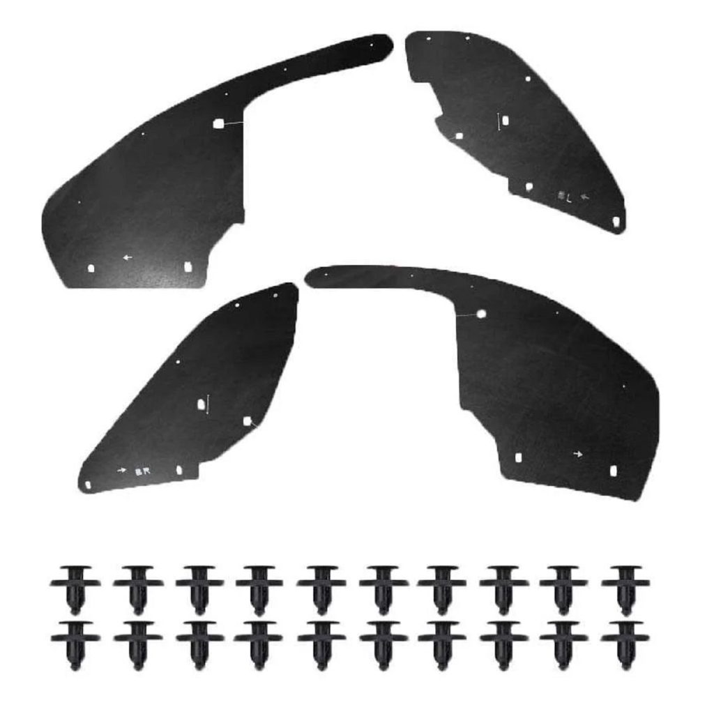 Комплект посиленого брудозахисту моторного відсіку з набором кліпс для Mitsubishi Pajero Sport G2 (2008-2014)