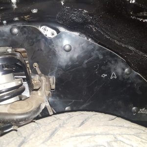 Комплект посиленого брудозахисту моторного відсіку з набором кліпс для Toyota Land Cruiser Prado 120