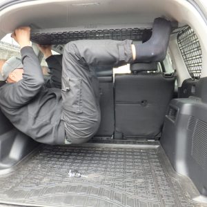 Модульна система зберігання Molle (Молле) для вікон багажника Toyota Land Cruiser 100