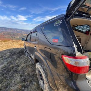 Модульна система зберігання Molle (Молле) для вікон багажника Toyota Fortuner G1 (2005-2015)