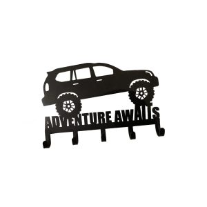 Ключниця настінна / Гачки для одягу – Toyota Land Cruiser Prado 120 / Lexus GX470 – Adventure Awaits