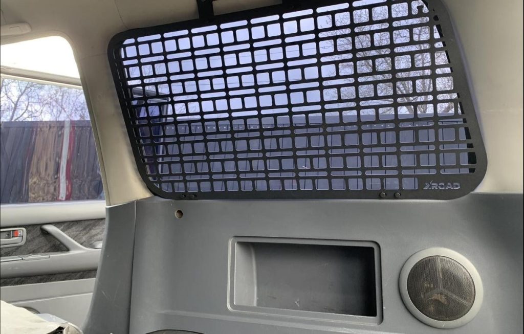 Модульна система зберігання Molle (Молле) для вікон багажника Toyota Land Cruiser 80