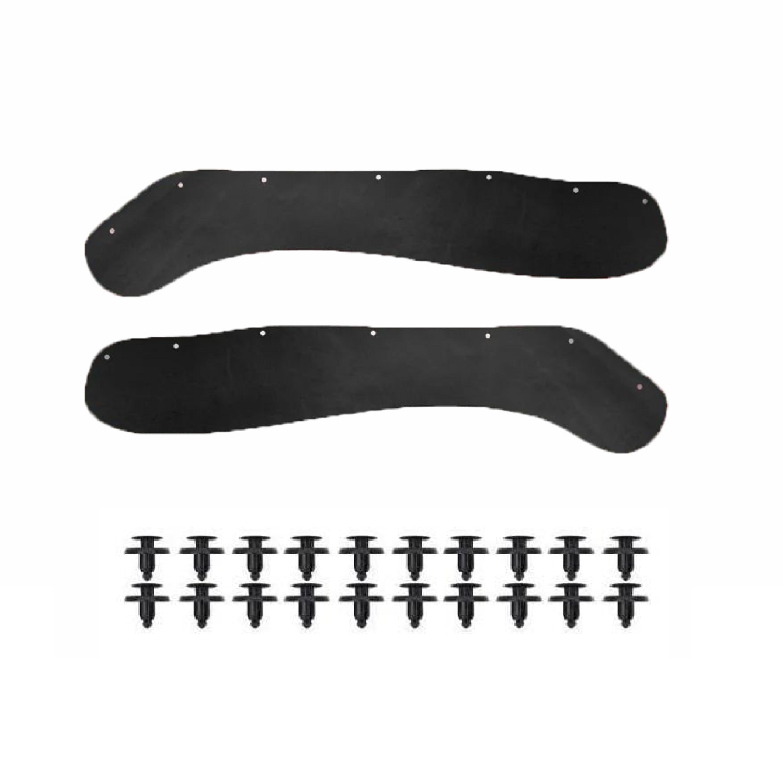 Комплект посиленого брудозахисту задньої арки з набором кліпс для Mitsubishi L200 (2005-2014)