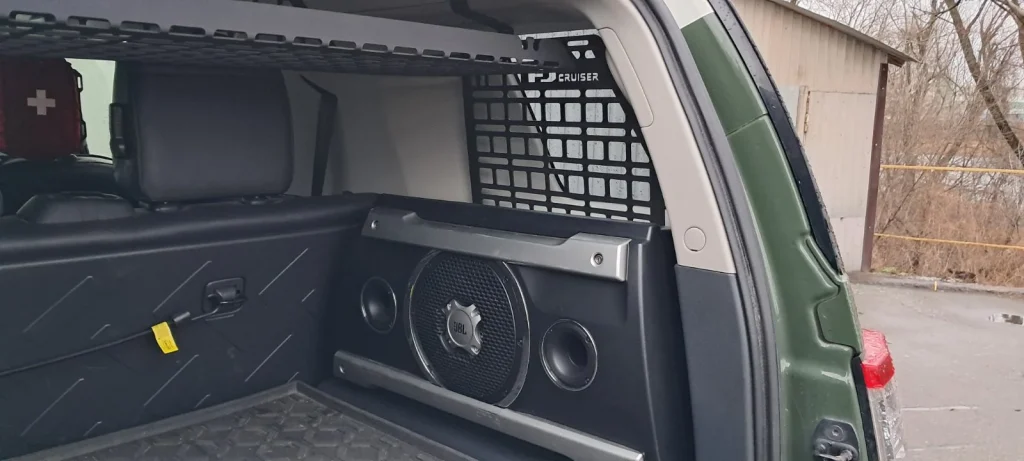 Модульна система зберігання Molle (Молле) для вікон багажника Toyota FJ Cruiser