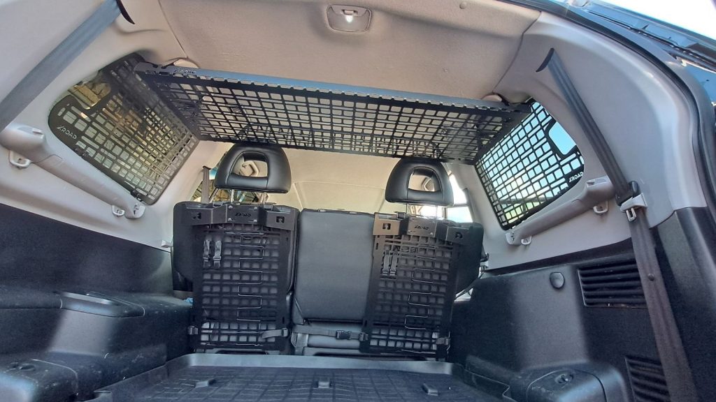 Модульна система зберігання Molle (Молле) для вікон багажника Mitsubishi Pajero 3