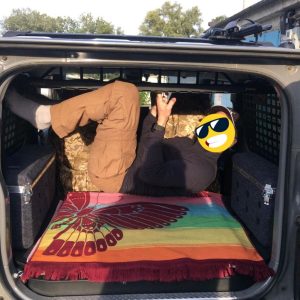 Модульна система зберігання Molle (Молле) для вікон багажника Suzuki Jimny JB64/JB74 (2018+)