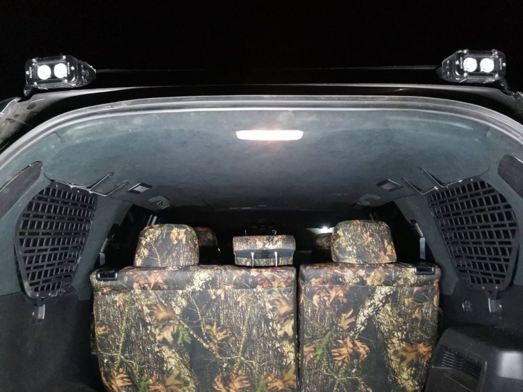 Модульна система зберігання Molle (Молле) для вікон багажника Toyota Land Cruiser Prado 150 / Lexus GX460