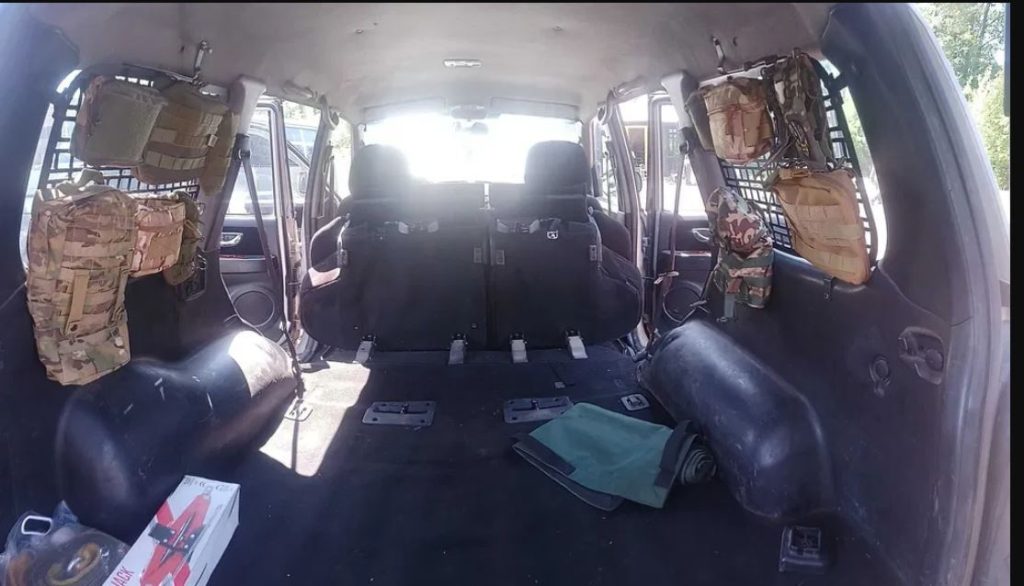 Модульна система зберігання Molle (Молле) для вікон багажника Hyundai Terracan