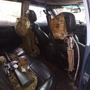 Універсальна тактична Молле панель на спинку сидіння 38х58 см