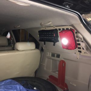 Модульна система зберігання Molle (Молле) для вікон багажника Toyota Fortuner G1 (2005-2015)