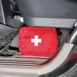 Молле панель для вогнегасника або аптечки на Mitsubishi Pajero Sport 2