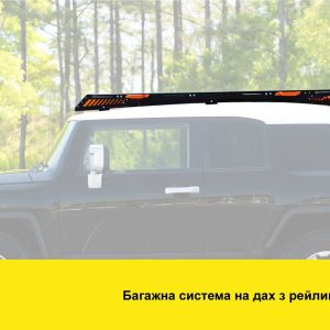 Експедиційний багажник на дах із рейлінгами