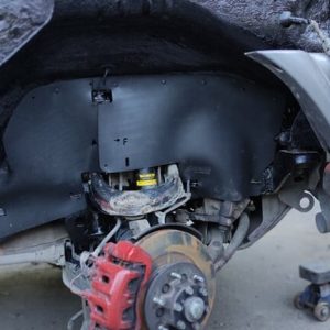 Комплект посиленого брудозахисту моторного відсіку з набором кліпс для Mitsubishi Pajero Sport G1 (1998-2008)