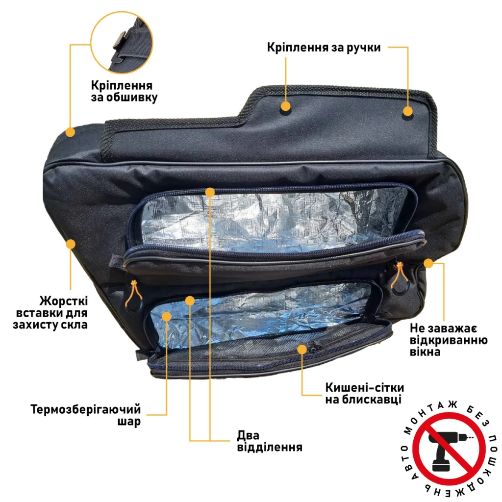 Термосумка-органайзер на вікно багажника Toyota Land Cruiser Prado 120 / Lexus GX470