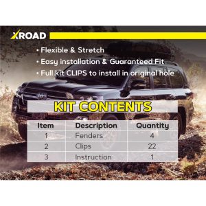 Комплект посиленого брудозахисту моторного відсіку з набором кліпс для Toyota Land Cruiser 200