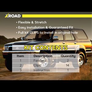 Комплект посиленого брудозахисту моторного відсіку з набором кліпс для Toyota 4Runner 130 (1989-1995)