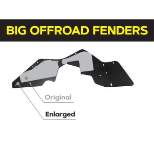 Комплект посиленого брудозахисту моторного відсіку з набором кліпс для Toyota Land Cruiser 80