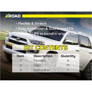 Комплект посиленого брудозахисту моторного відсіку з набором кліпс для Toyota Fortuner G2 (2015-т.ч.)