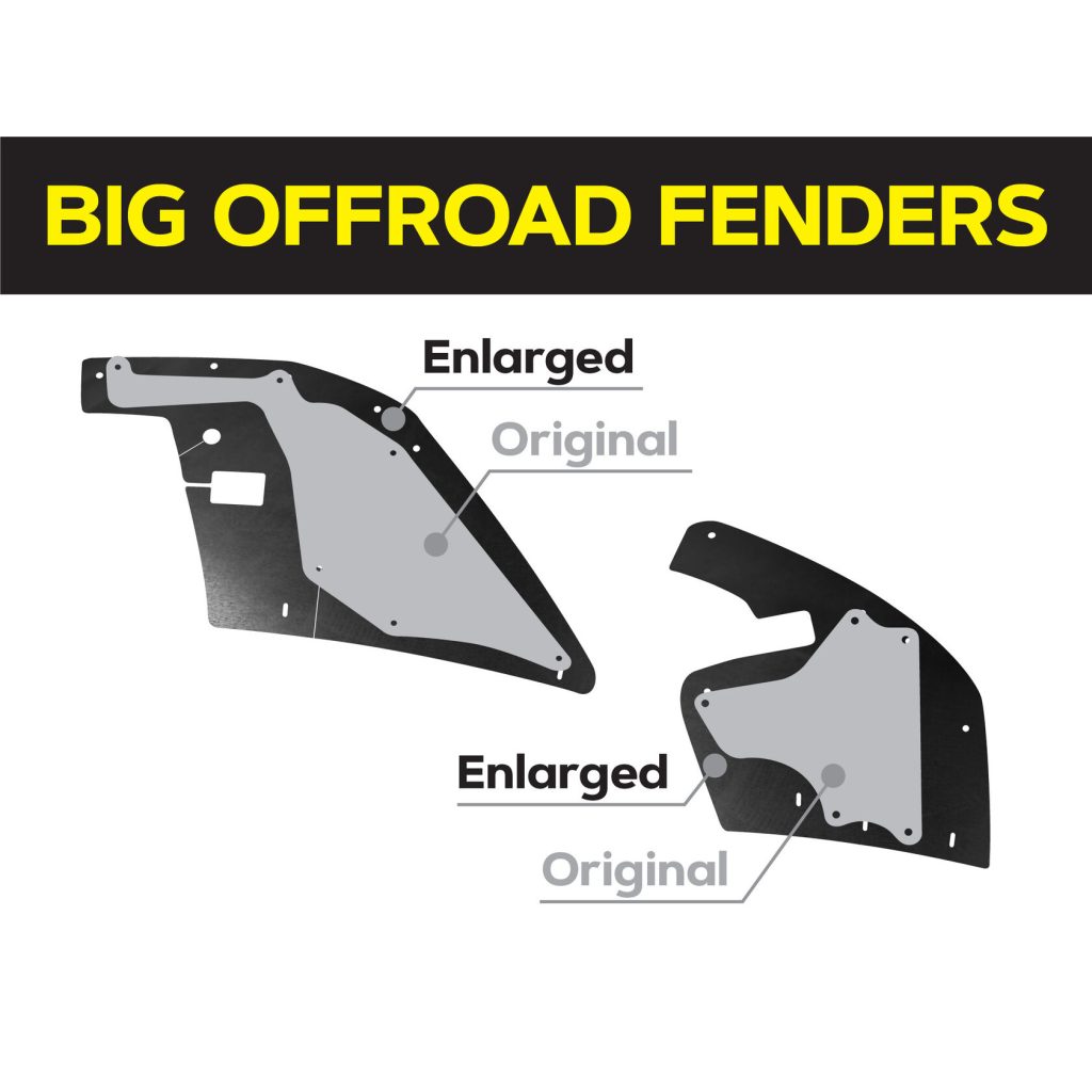 Комплект посиленого брудозахисту моторного відсіку з набором кліпс для Toyota Hilux G7 (2004-2014)