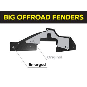 Комплект посиленого брудозахисту моторного відсіку з набором кліпс для Mitsubishi Pajero G2 (1997-2003)