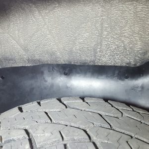 Комплект посиленого брудозахисту задньої арки з набором кліпс для Mitsubishi Pajero Sport G1 (1998-2008)