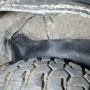 Комплект посиленого брудозахисту задньої арки з набором кліпс для Mitsubishi Pajero Sport G1 (1998-2008)