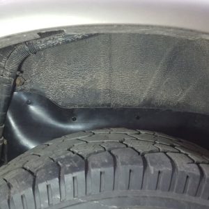 Комплект посиленого брудозахисту задньої арки з набором кліпс для Mitsubishi Pajero Sport G1 (1998-2008)