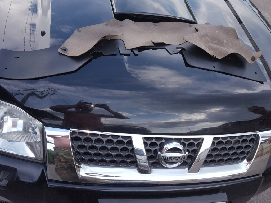 Комплект посиленого брудозахисту моторного відсіку з набором кліпс для Nissan NP300/Navara (1997-2004)