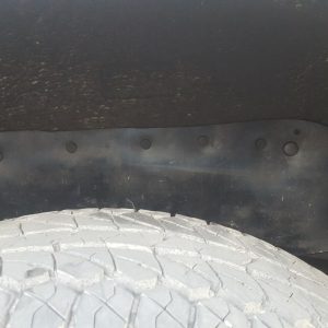 Комплект посиленого брудозахисту задньої арки з набором кліпс для Nissan Patrol Y61 (1997-2010)